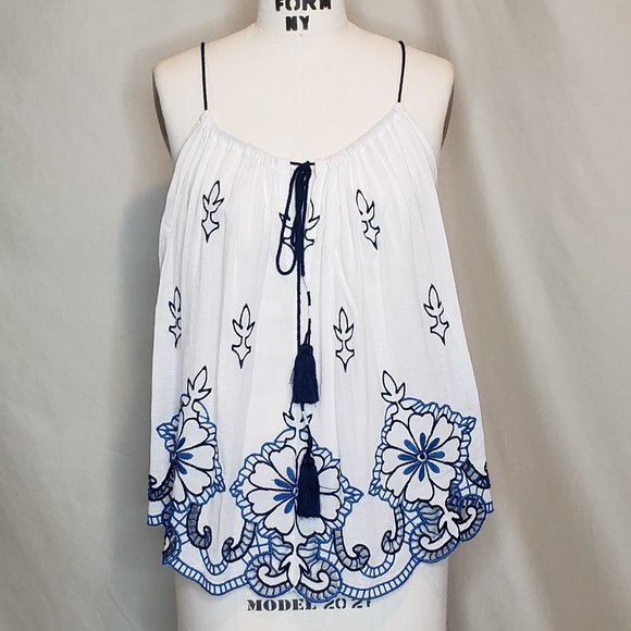💋HOST PICK💋Anthropologie Farren Embroidered Swing Tank - Picture 10 of 12